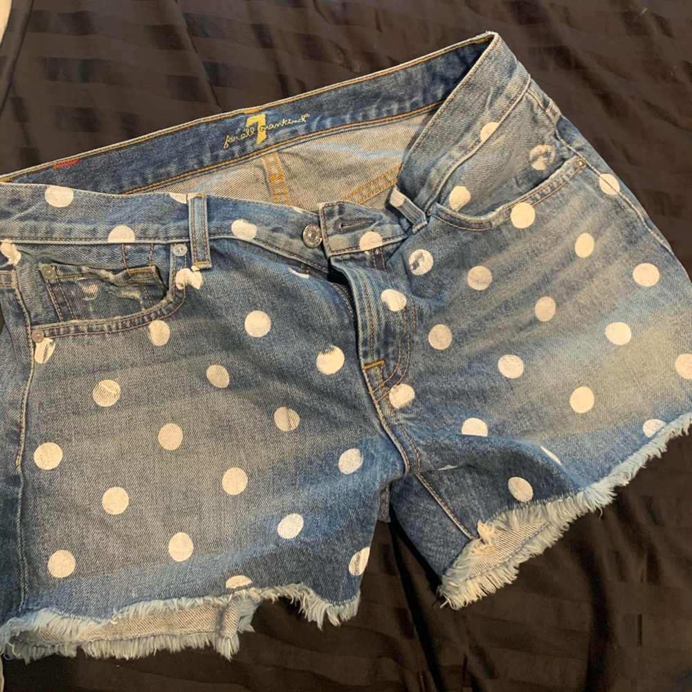 7 For All Mankind Jean Shorts
